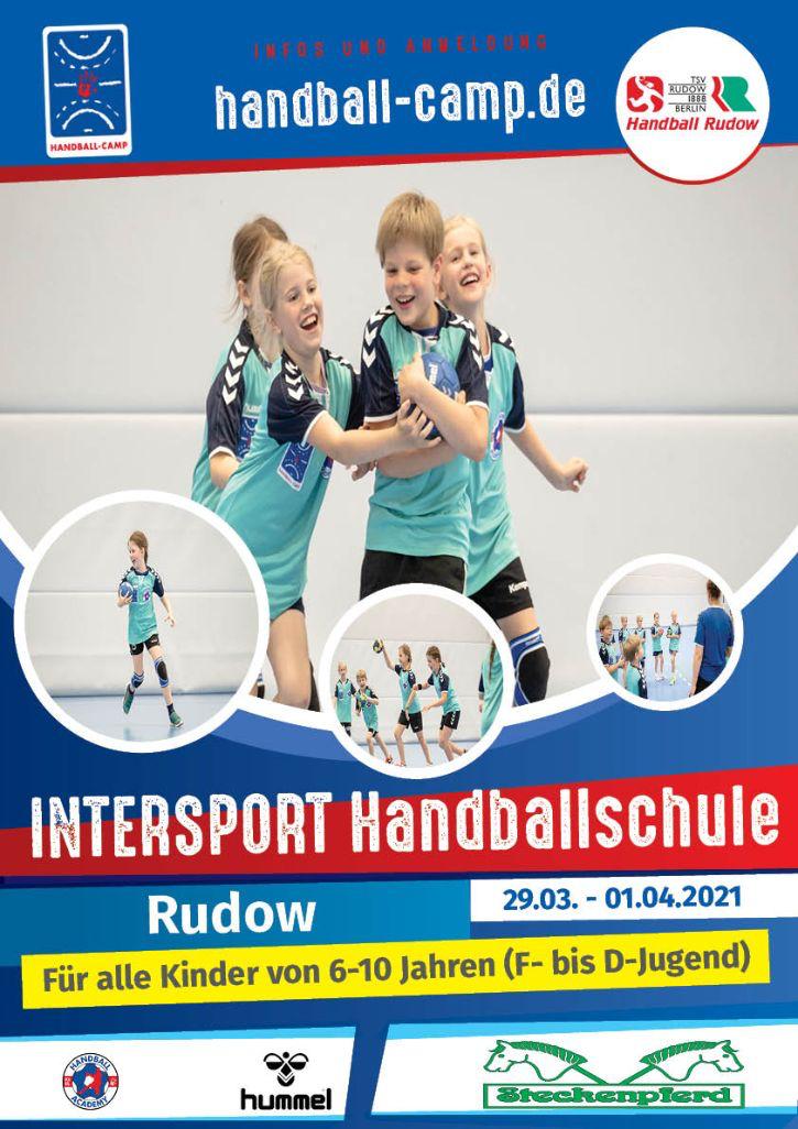 Handball-Camp in Rudow / Leider aufgrund der aktuellen Entwicklung bis auf Weiteres  verschoben