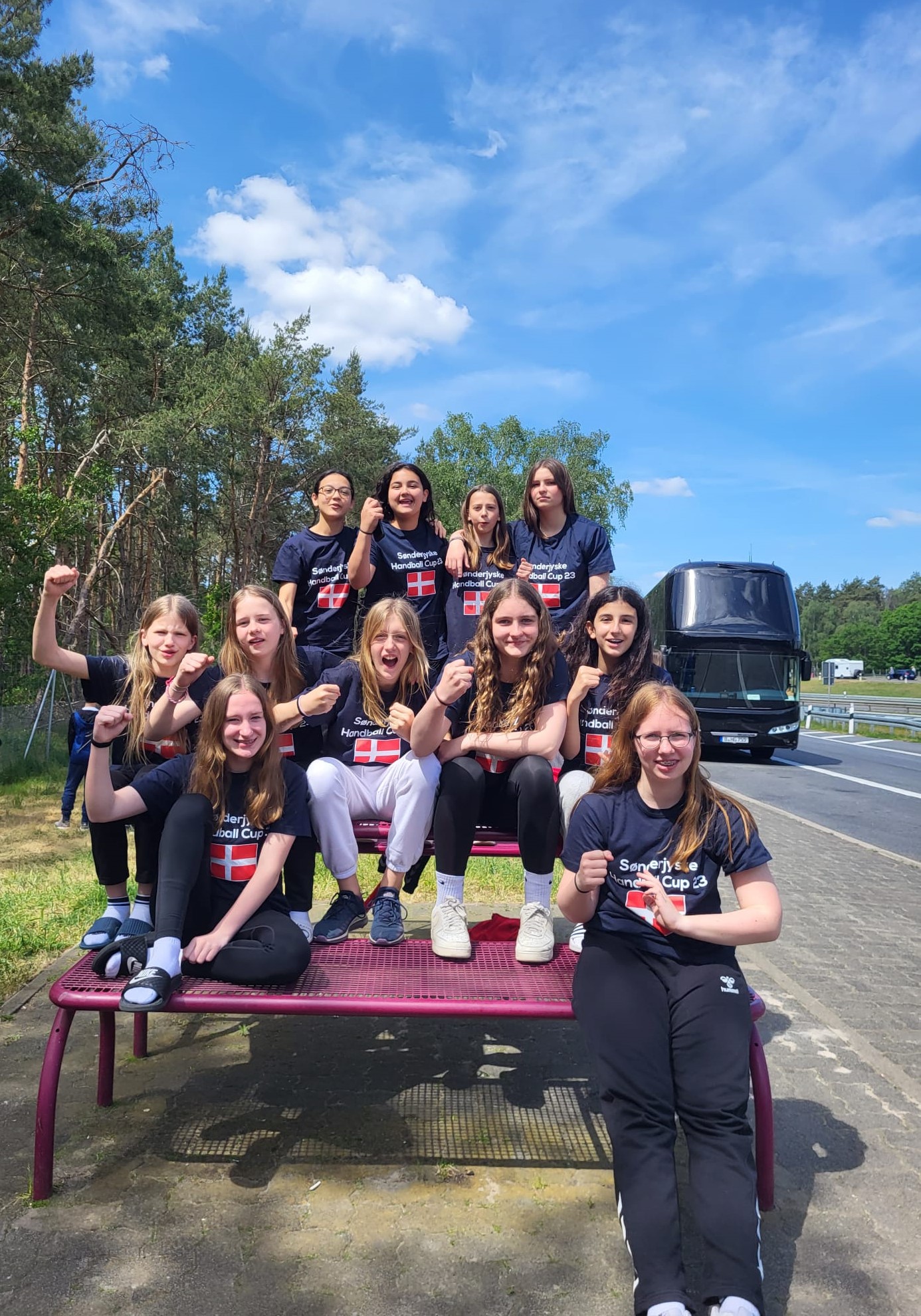 Handballrudow on tour in Dänemark